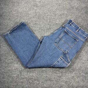 Vintage Big Mac Carpenter Jeans Mens Size 40x34 Blue Denim Workwear‎ Utility